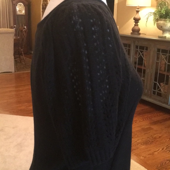 Mossimo black midi sweater dress in medium - Picture 5 of 8